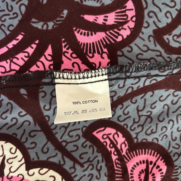 Mae Otti High/Low Sleeveless Blouse - Grey and Pink - Picture 8 of 8